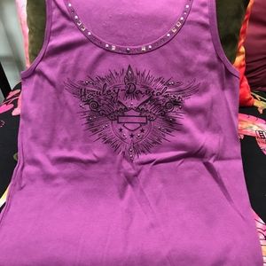 STUDDED HARLEY-DAVIDSON TANK 2X NWOT